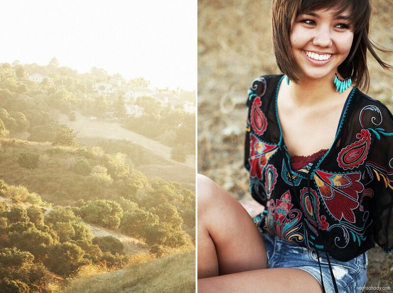 woman smiling in nature