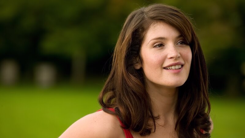 woman smiling in park