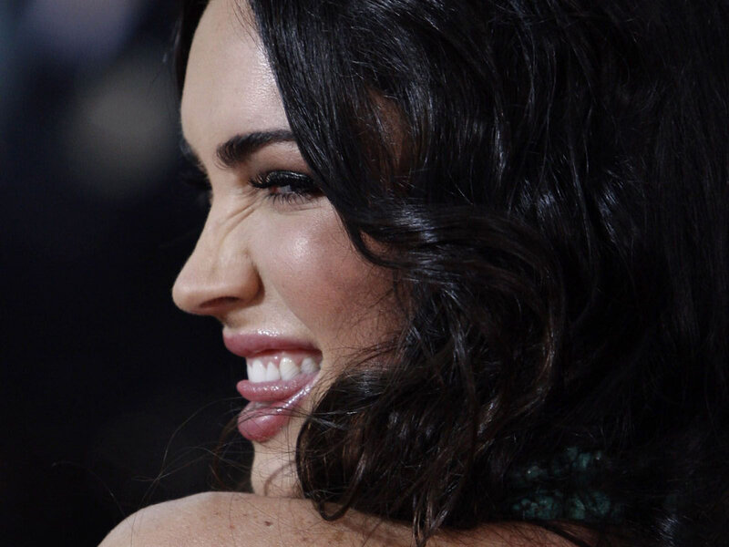 woman smiling in profile