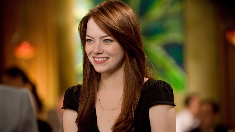 woman smiling in restaurant