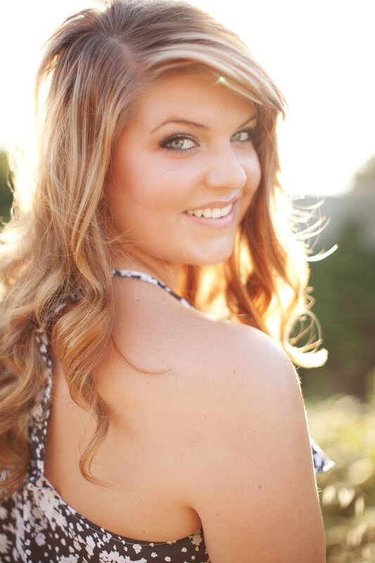 woman smiling in sunlight