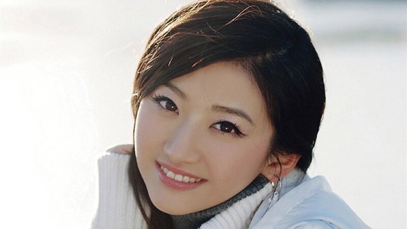 woman smiling in winter