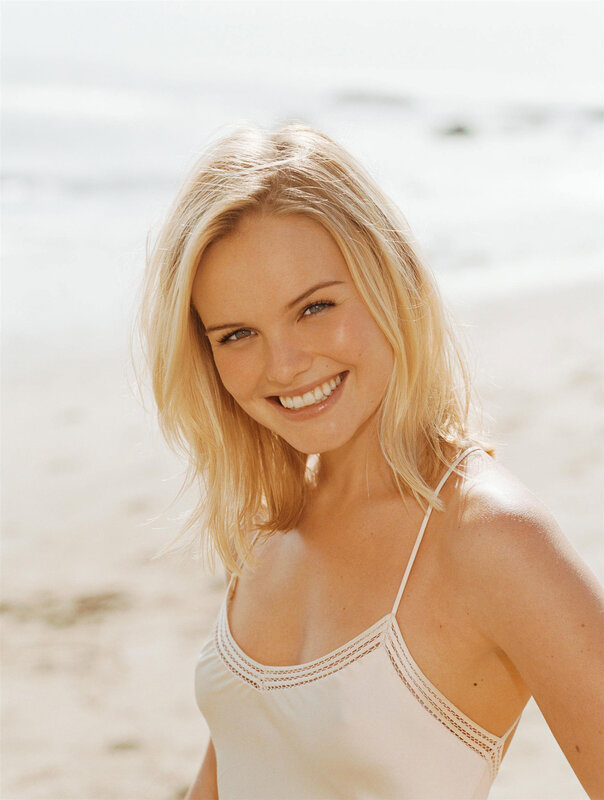 woman smiling on the beach