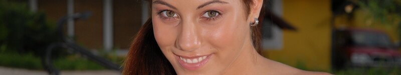 woman smiling outdoors