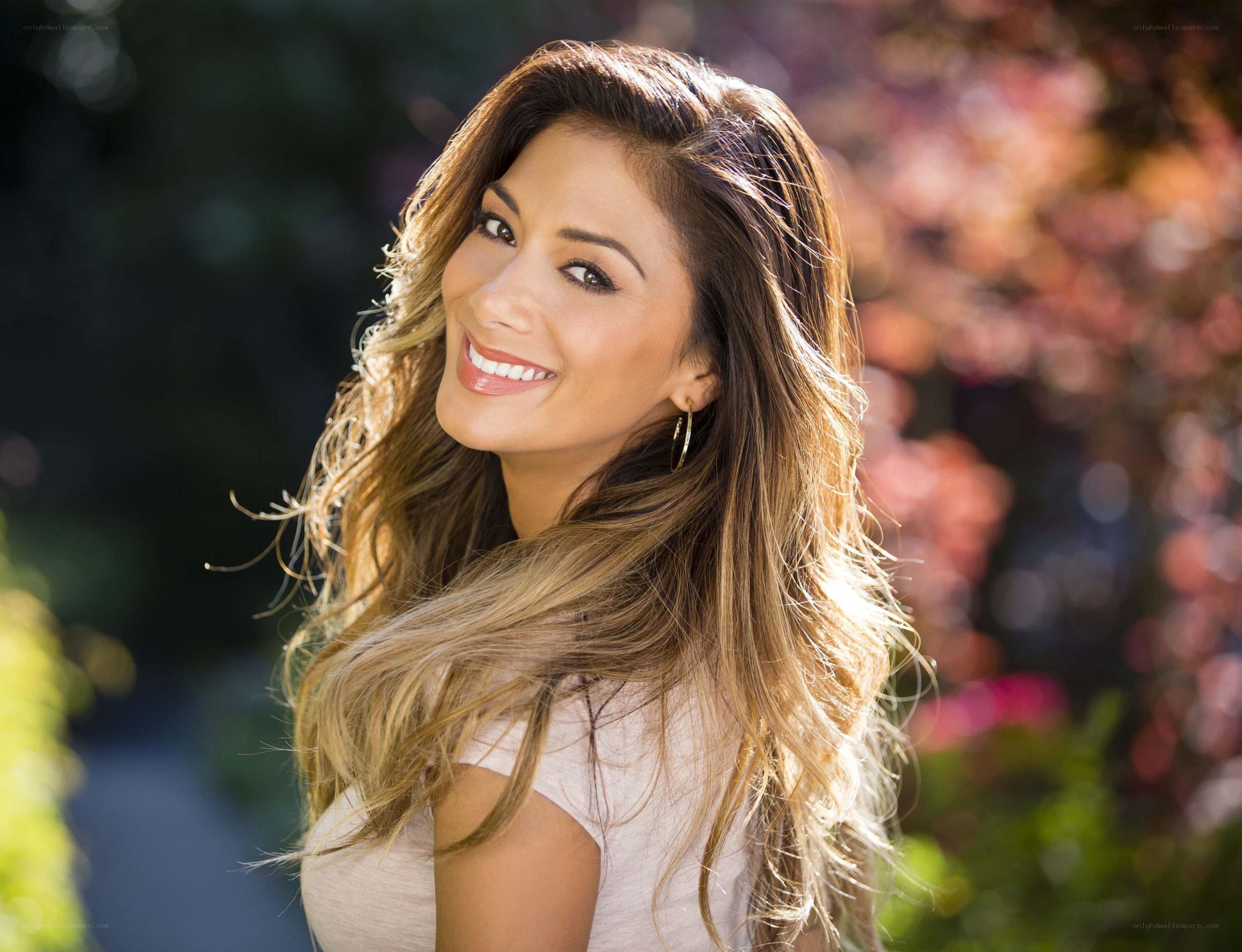 woman smiling outdoors