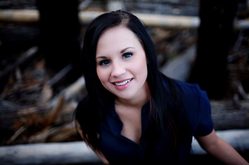 woman smiling outdoors