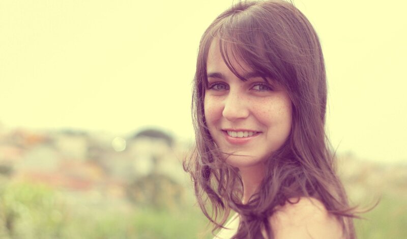 woman smiling outdoors