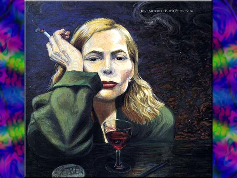 Woman Smoking Cigarette — Green, Contemplative