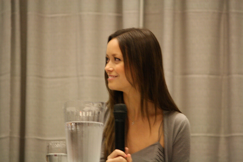 woman speaking at event