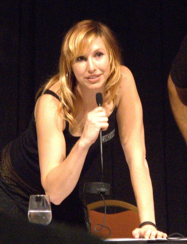 woman speaking at event