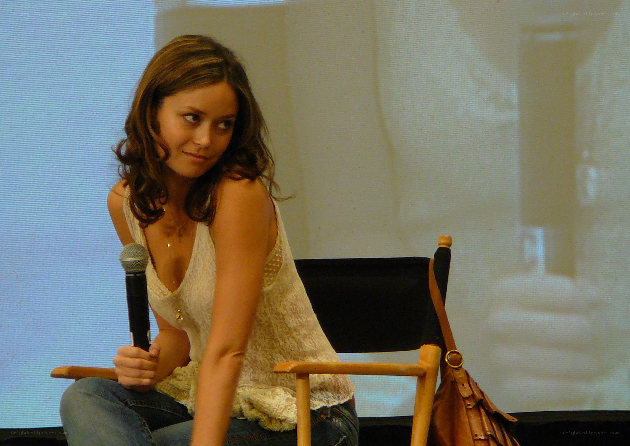 woman speaking at event