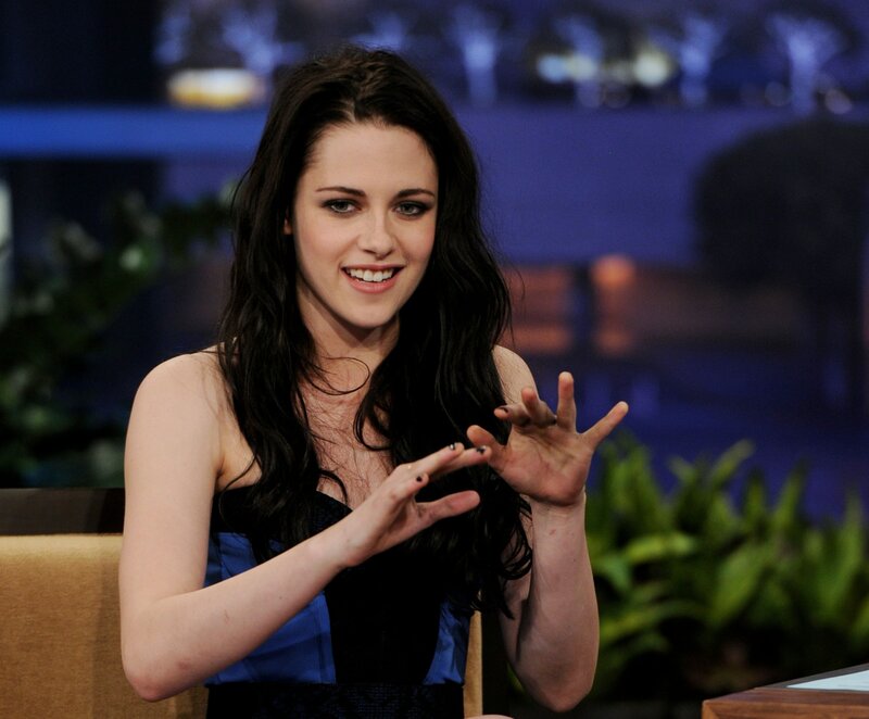 woman speaking on talk show