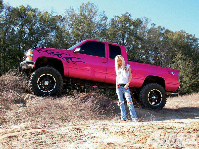 Woman Standing Beside Truck