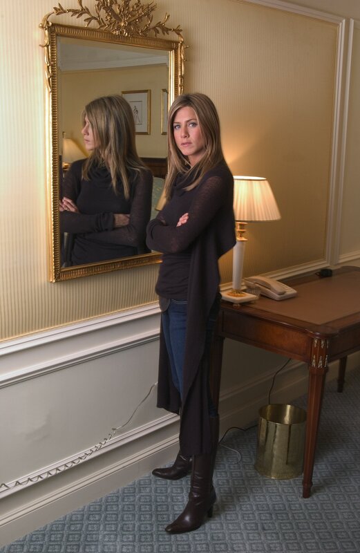 woman standing in hotel room
