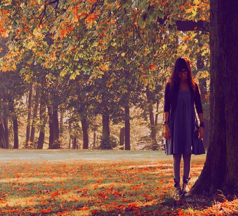 Woman Standing in Park