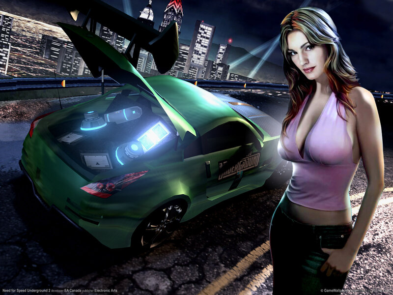 Woman Standing Next to Car — Green