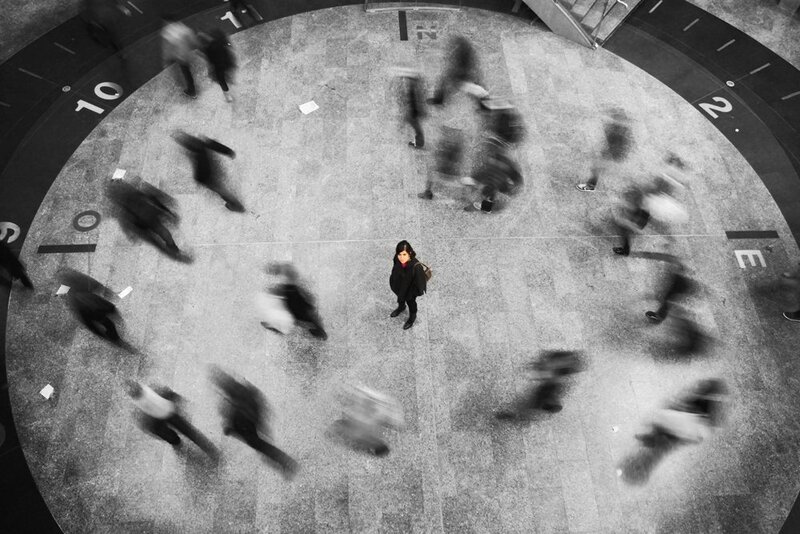 Woman Standing Still