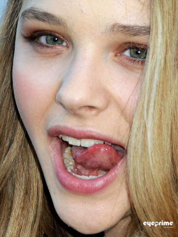 woman sticking out her tongue