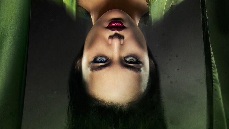 woman submerged in water