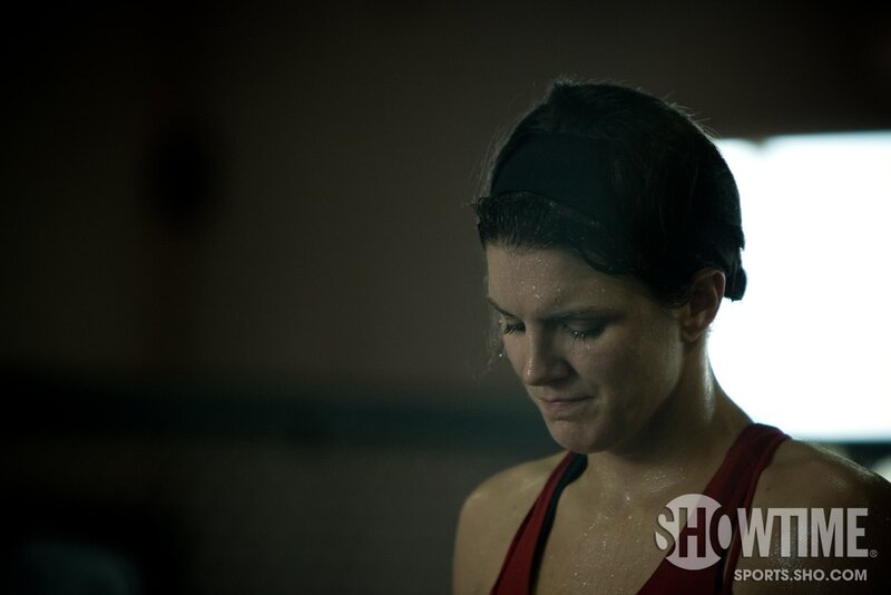 woman sweating after workout