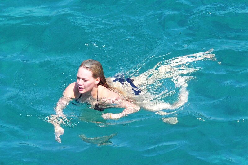 woman swimming in ocean
