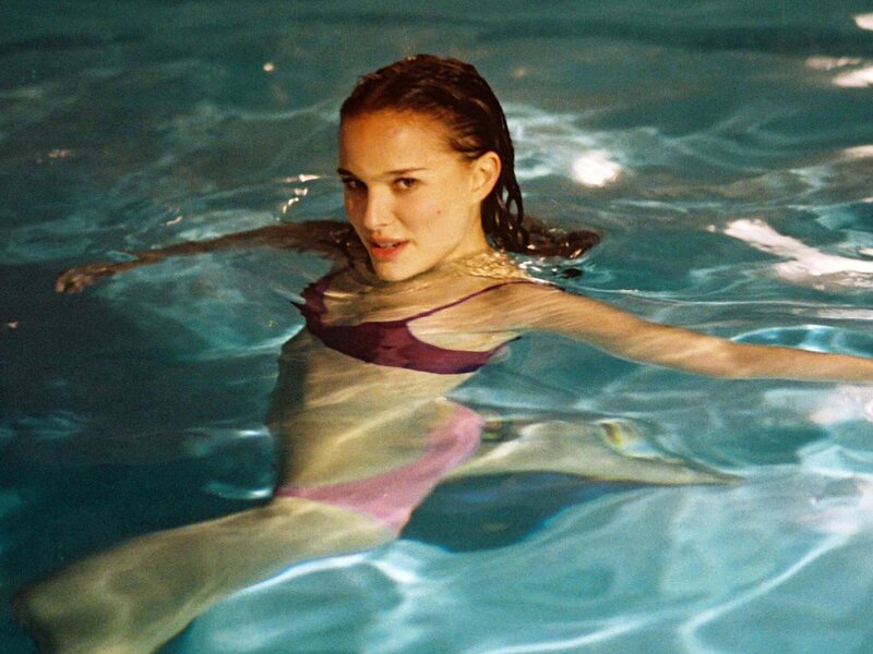 woman swimming in pool
