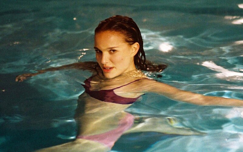 woman swimming in pool