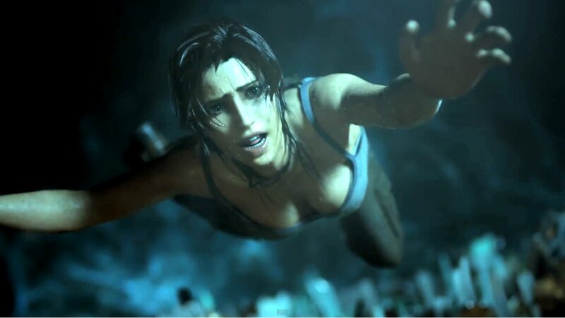 Woman Swimming Underwater — Blue, Tense, Dramatic