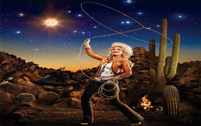 Woman Swinging Lasso