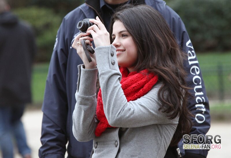 woman taking a photo