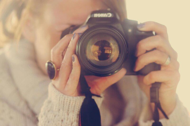 woman taking a photo