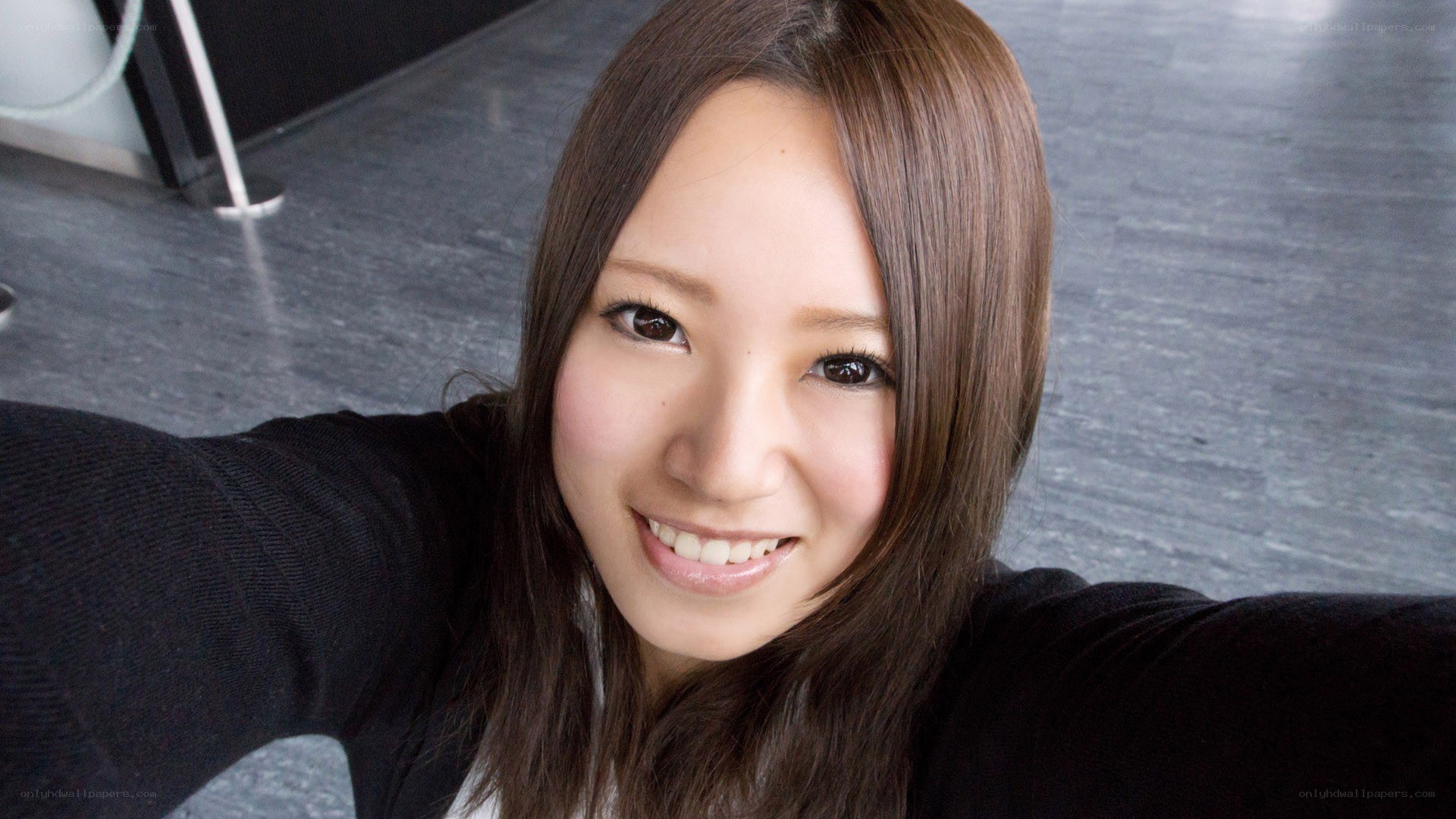 woman taking a selfie