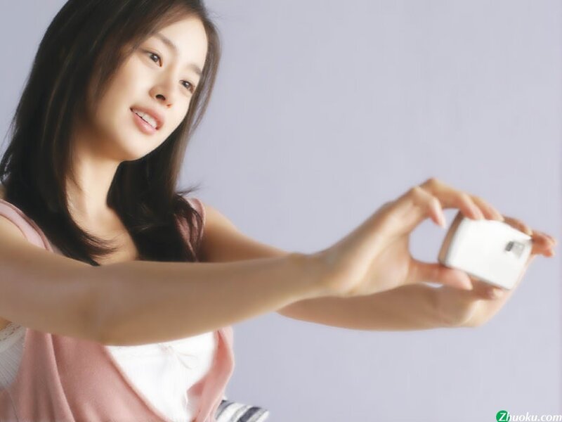 woman taking a selfie
