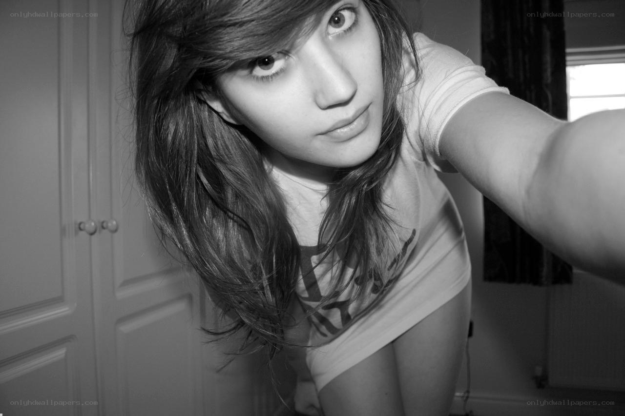 woman taking a selfie