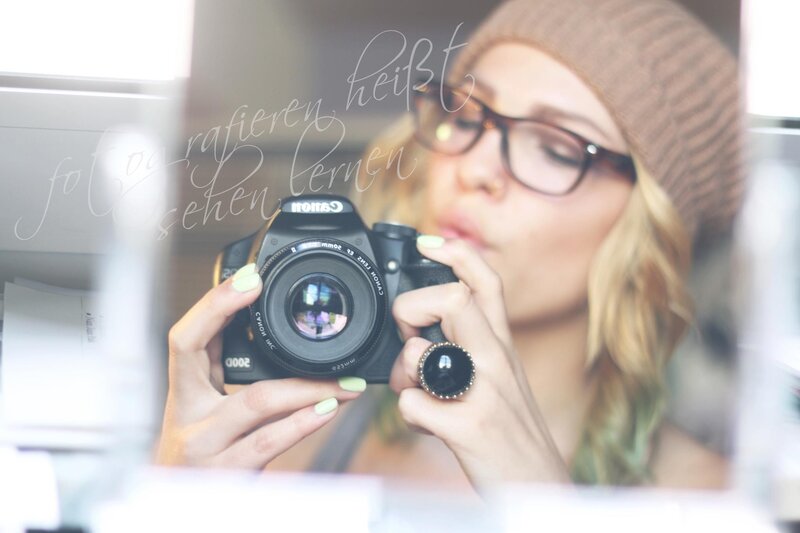 Woman Taking Mirror Selfie — Brown, Focused