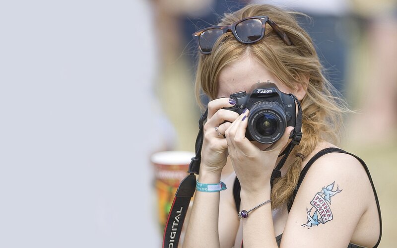 Woman Taking Photo
