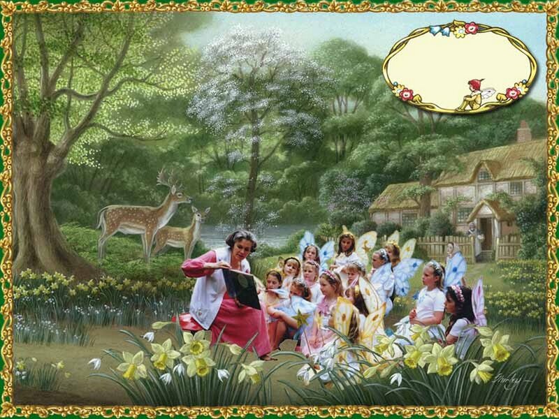 Woman Teaching Fairies