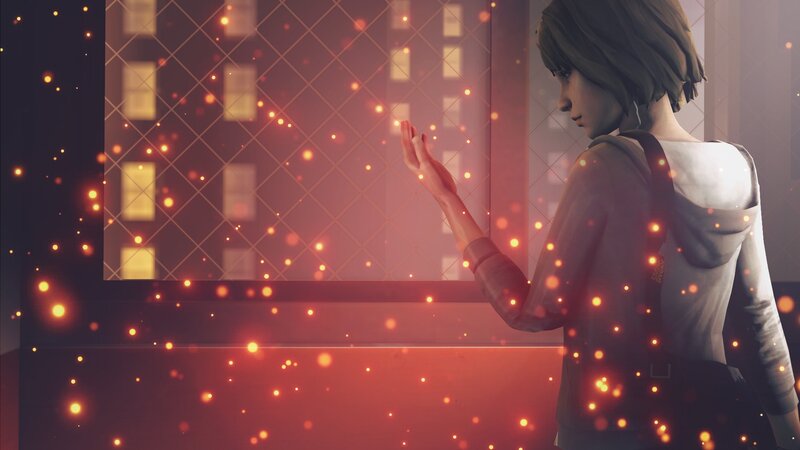 Woman Touching Window