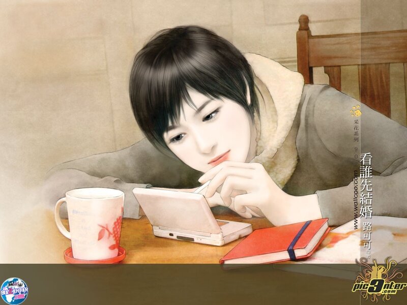 woman using handheld console