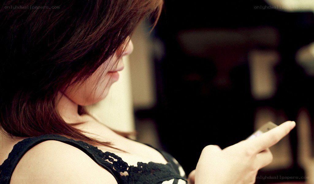 woman using smartphone