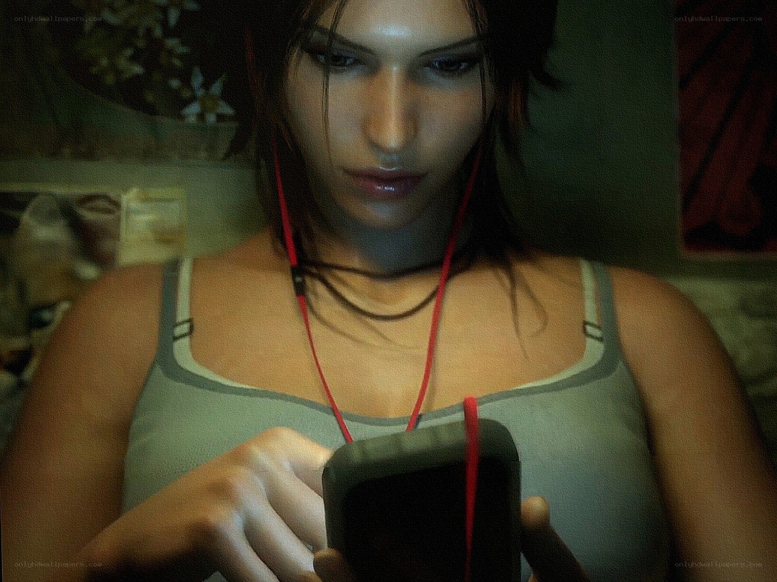 woman using smartphone