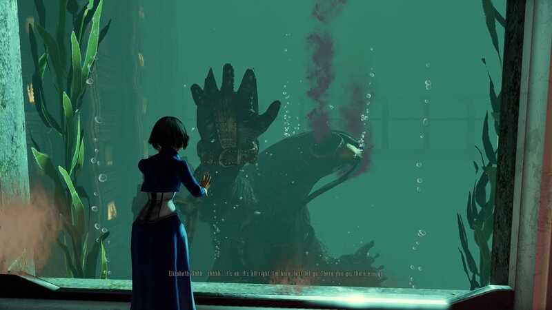Woman Viewing Creature