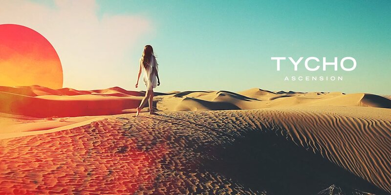 Woman Walking in Desert — Orange
