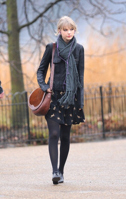 woman walking in park