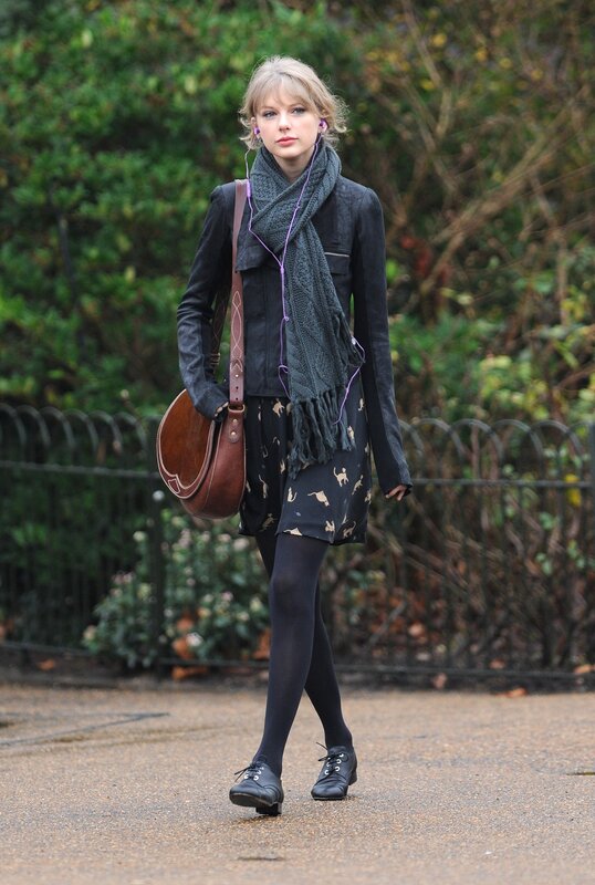 woman walking in park