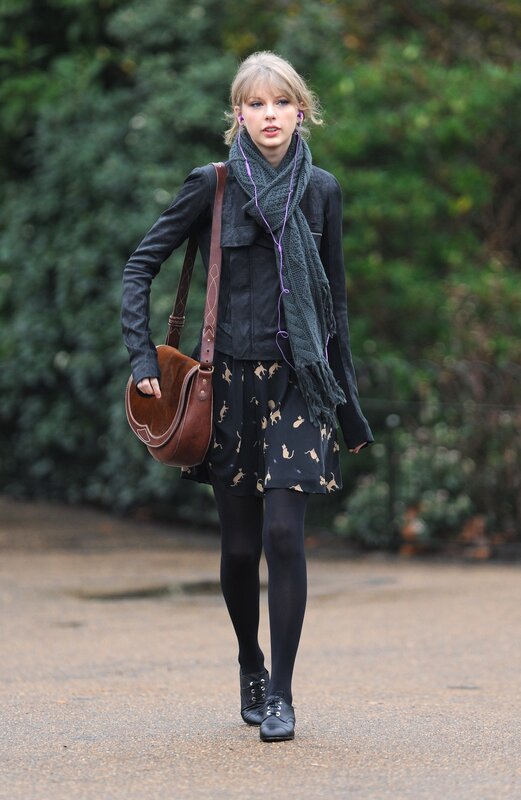 woman walking in park
