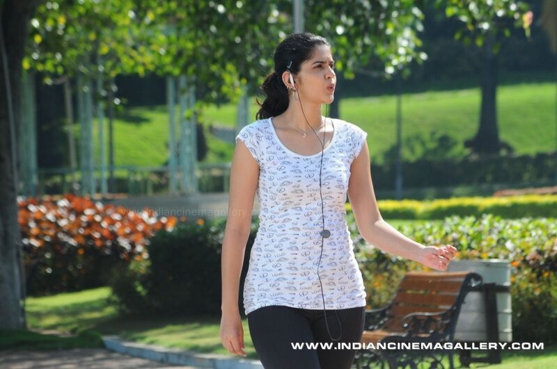 woman walking in park