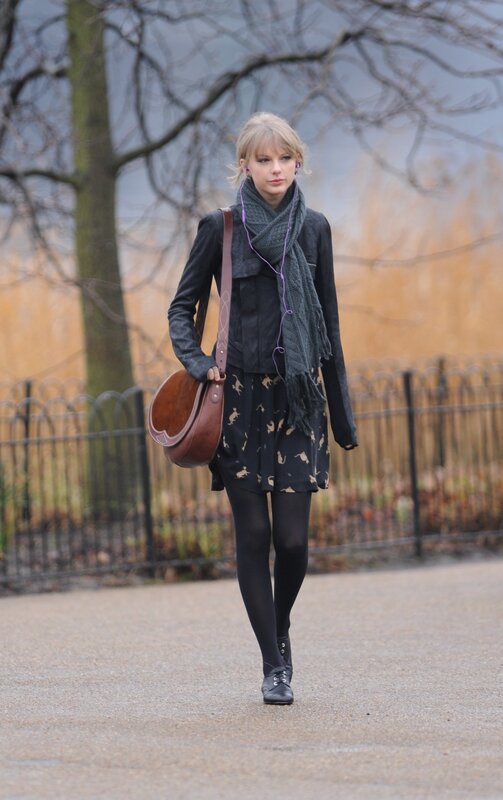 woman walking in park