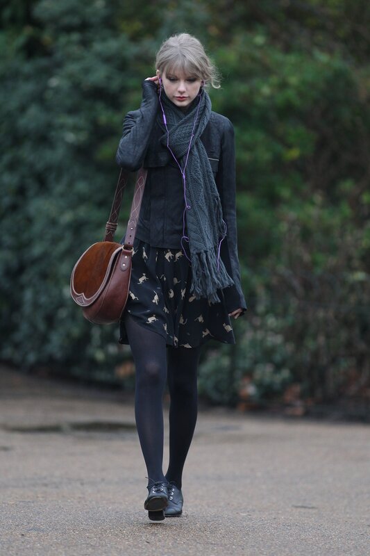 woman walking in park