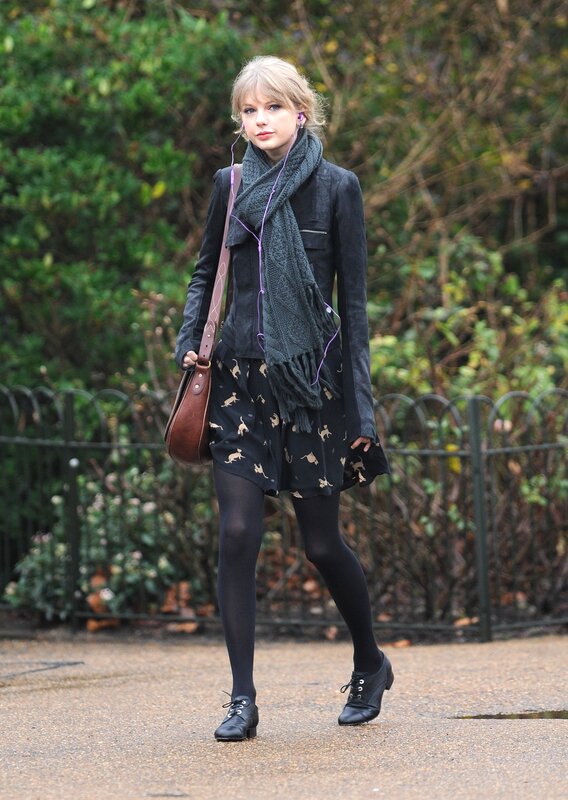 woman walking in park